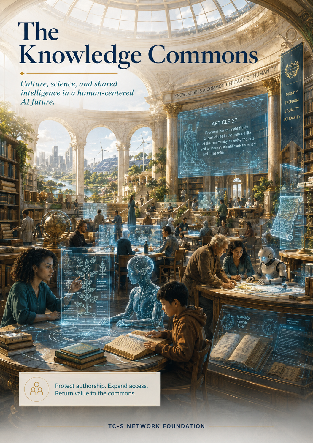 The Knowledge Commons — culture, science, and shared intelligence in a human-centered AI future