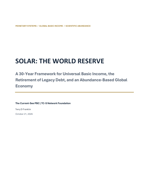 SOLAR: THE WORLD RESERVE white paper cover